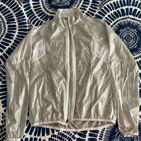 Daisy print cycling Rain Jacket - Picture 1 of 6